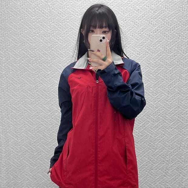 나이키 올드스쿨 레트로 00's 배색 바람막이 자켓 XL C10501