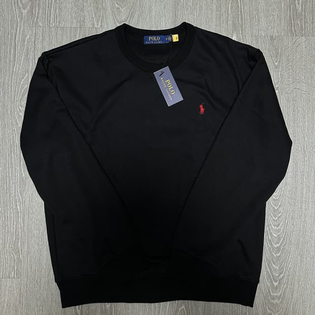 폴로 랄프로렌 검정 맨투맨 티셔츠