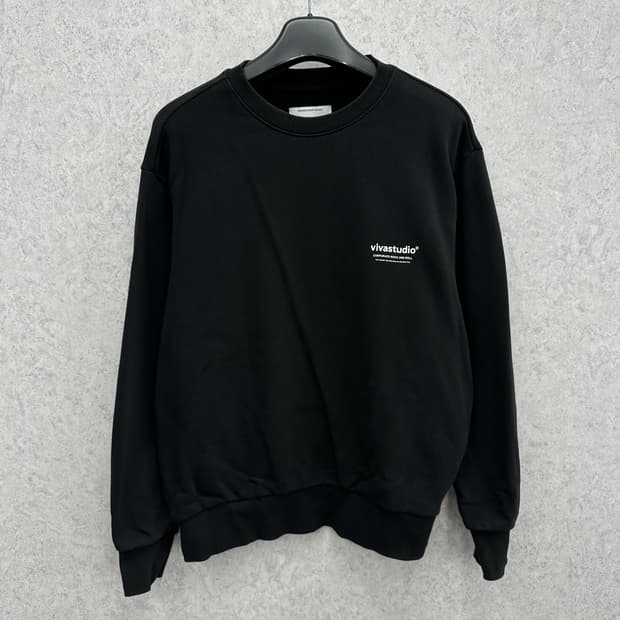 100 비바스튜디오 남자 루즈핏 맨투맨