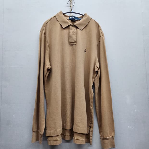 폴로랄프로렌 PK 긴팔 베이지 티셔츠