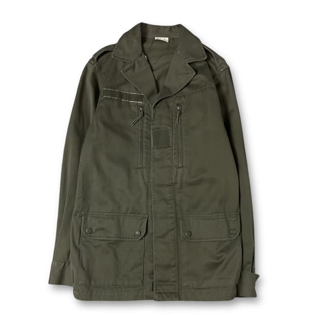 빈티지 밀리터리 카키 디테일 자켓 88 L