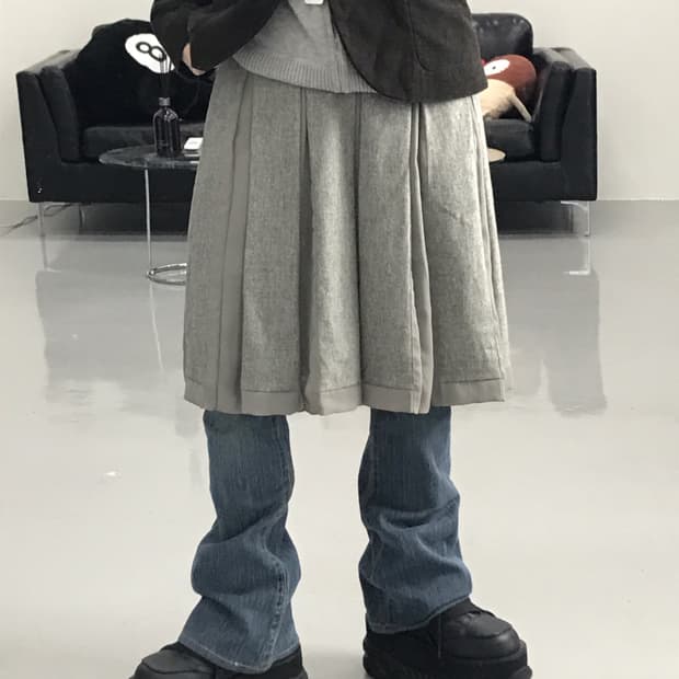 K.t Kiyoko Takase Wool Midi Skirts