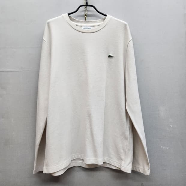 라코스테 로고 얇은 니트 긴팔티 L~XL