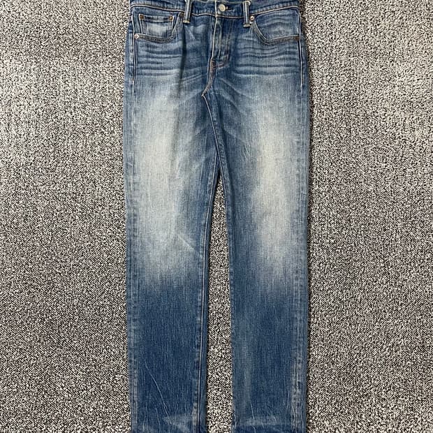 빈티지9. 리바이스 511 워시드 슬림핏 데님팬츠 청바지