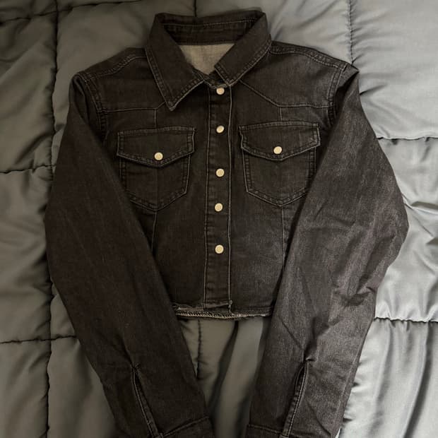 블랙데님자켓