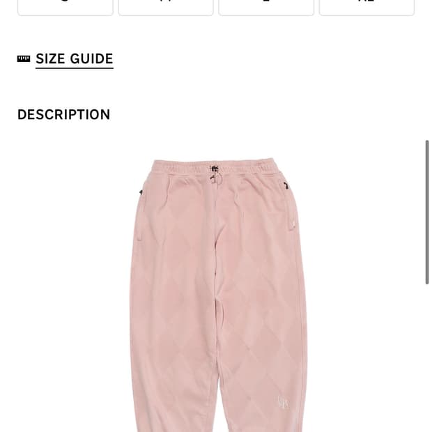 fetch 아가일 팬츠