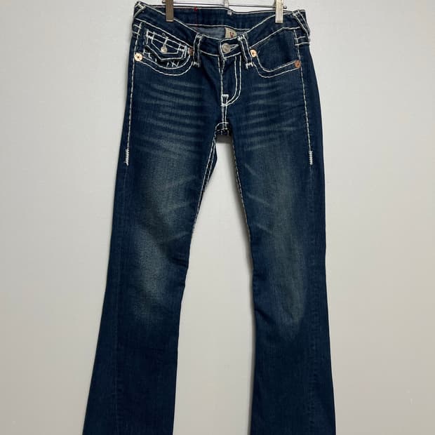 트루릴리전 데님 부츠컷 팬츠 26