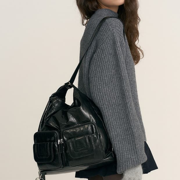 노앤뮤트 3 Way Pocket Bag Black
