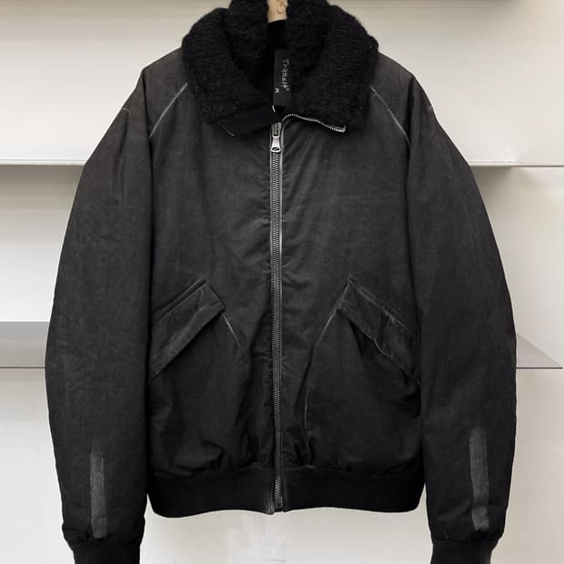 트랜짓 20fw 코티드 알파카 자켓