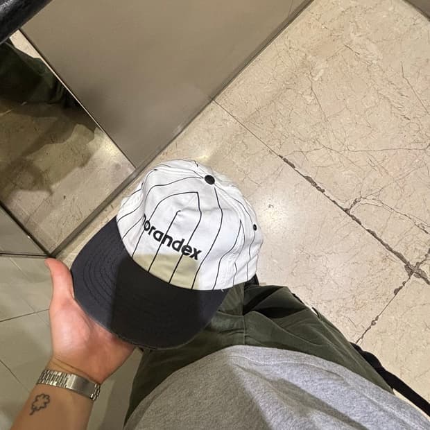 빈티지 스트라이프 모자