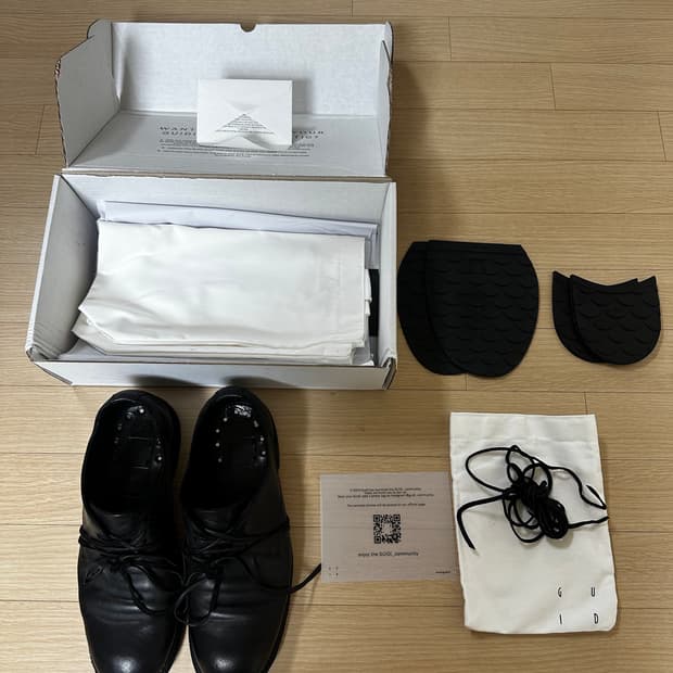 구이디 992X 더비 블랙 41.5 사이즈