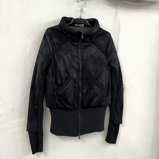 ALYSI 알리지 드레이핑 레더 자켓