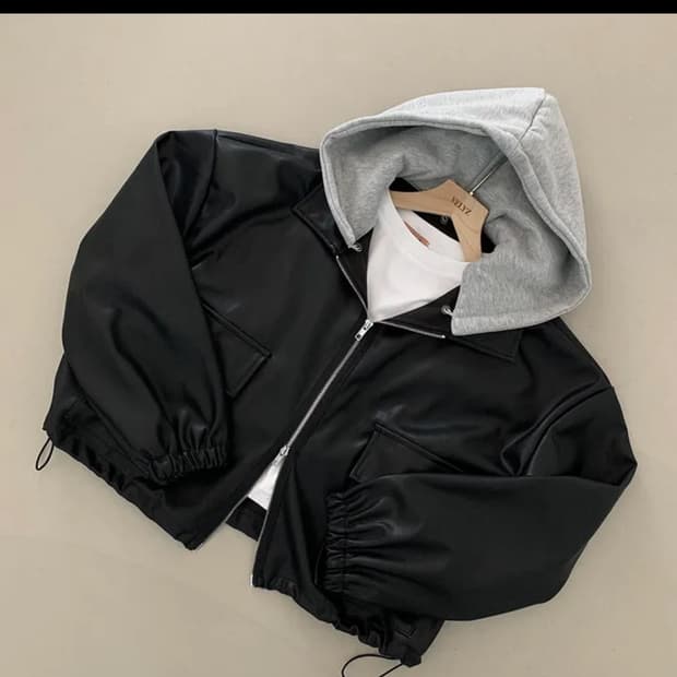 투웨이 가죽점퍼