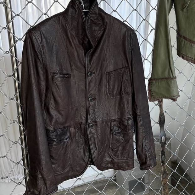 Ryohe 료헤 빠니깔레 양가죽 레더 자켓