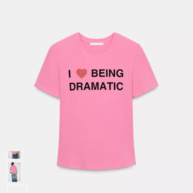 자라 핑크 반팔