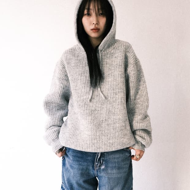 Hooded knit (unisex m)