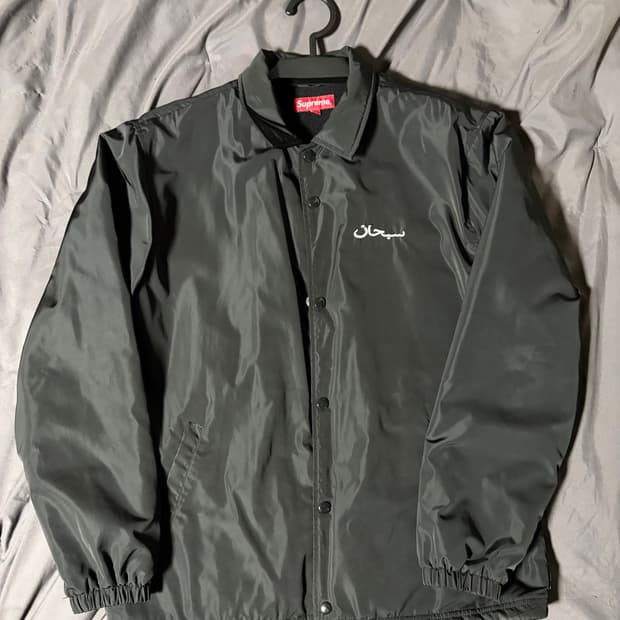 슈프림 코치자켓 블랙 M