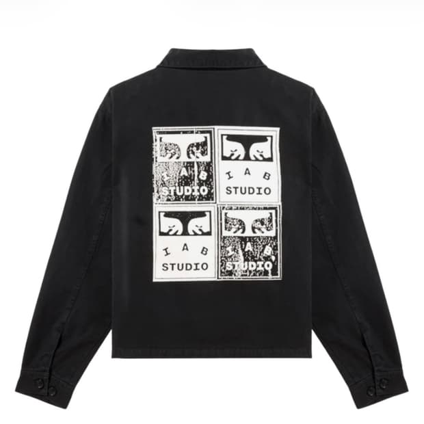 [XL] 아이앱 스튜디오 x 오베이 포스터 집 자켓 앤트러사이트