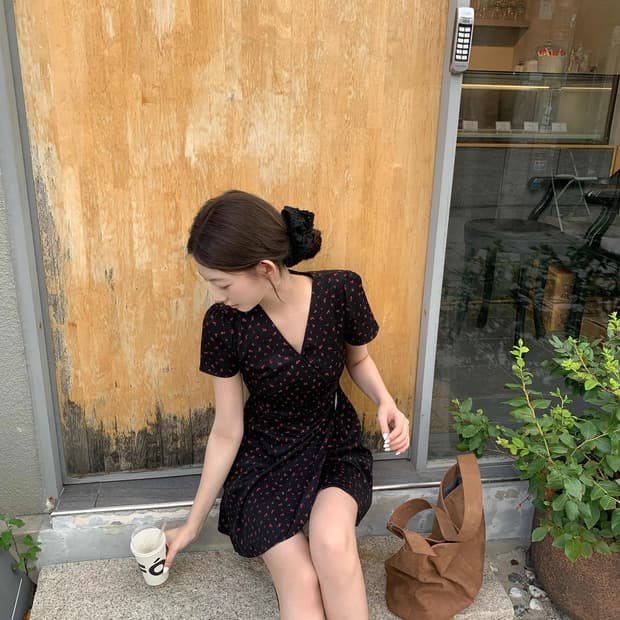 제니오 zaenio 루비 미니 원피스 (블랙, s)