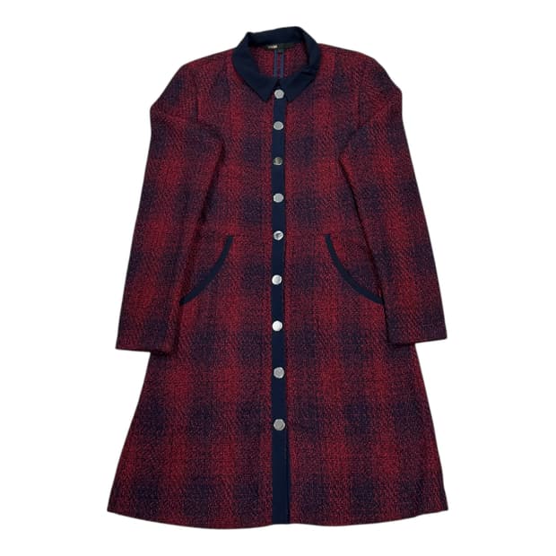 마쥬 긴팔 원피스 레드 2