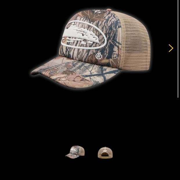 코르테이즈 아일랜드 퍼프 트러커 카모 볼캡