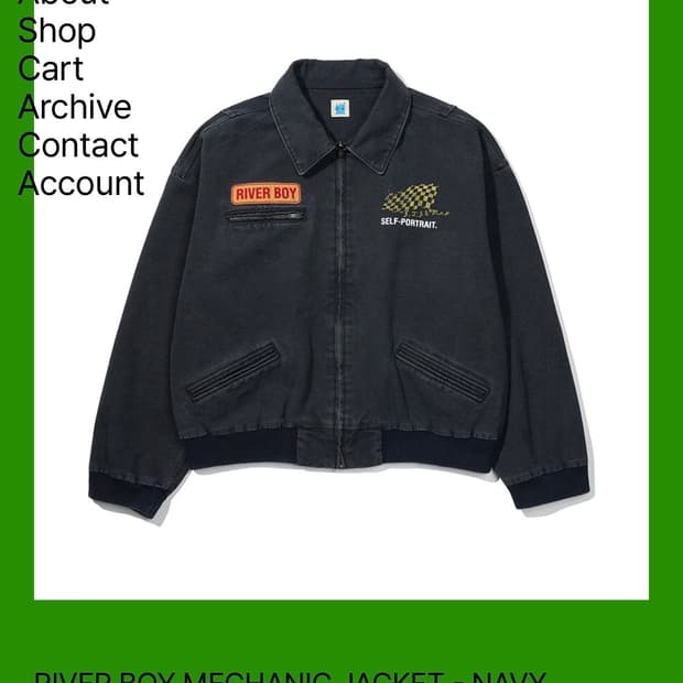 마이네임이즈피터 리버보이 메카닉자켓