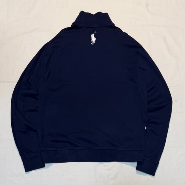 폴로 랄프로렌 빅포니 반집업 맨투맨 스웻셔츠 네이비