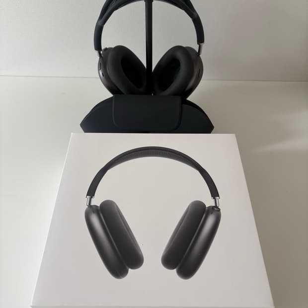 에어팟 맥스 스페이스그레이 8핀 (박스 / usb / 케이스 / 헤드셋 