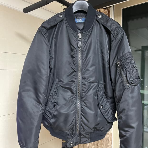 폴로 24ss 다운 보머 자켓 S