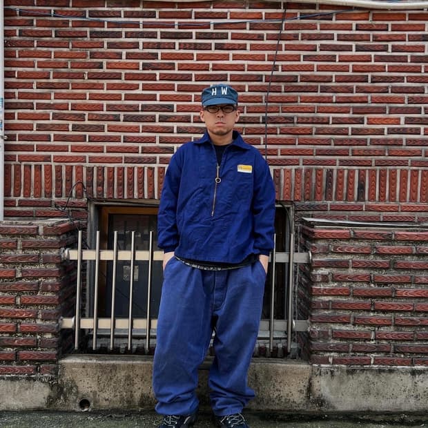 OLD FISHERMAN SMOCK 피셔맨스목 프렌치워크자켓