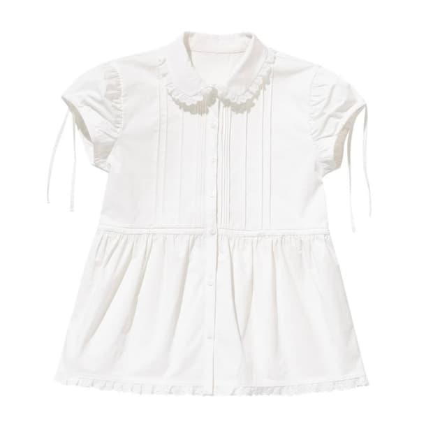 코이세이오 스마트어반유즈풀 포챠코 핀턱 셔츠