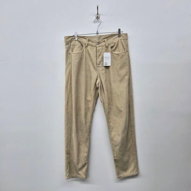 칼하트 베이지 코듀로이 골덴 바지 남성 33in
