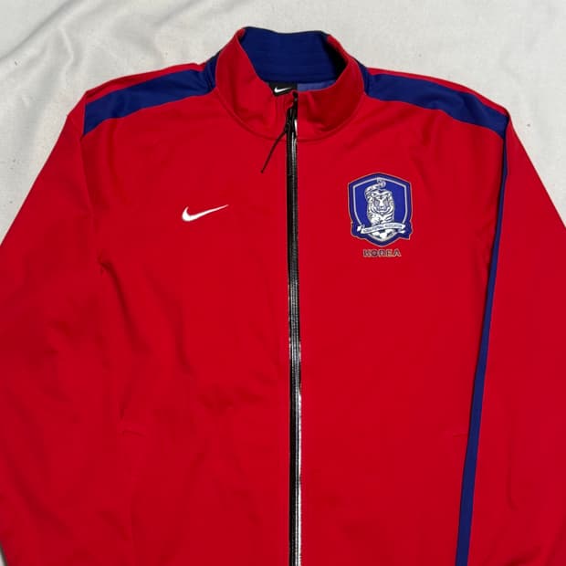 L 나이키 국대 레드 트랙탑