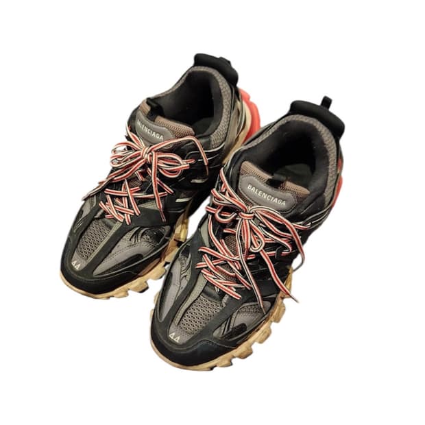 발렌시아가 트랙 스니커즈 44 (290) 블랙/레드