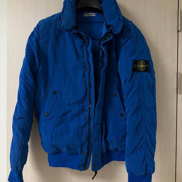 스톤 아일랜드 NylonSheenGarment-Dyed Down 자켓