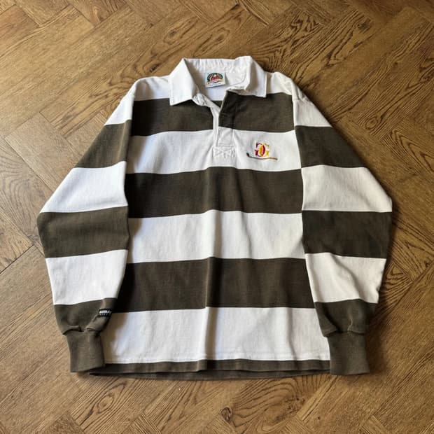 [M]BARBARIAN 바바리안 캐나다제 썬페이딩 럭비 티셔츠