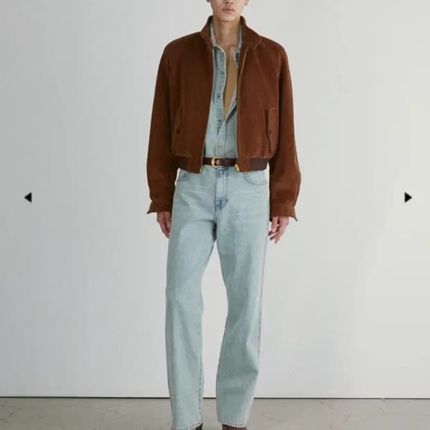 렉토 코듀로이 해링턴 자켓