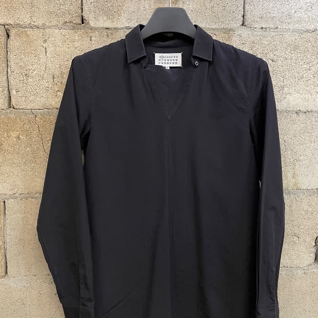 메종 마르지엘라 블랙 셔츠 