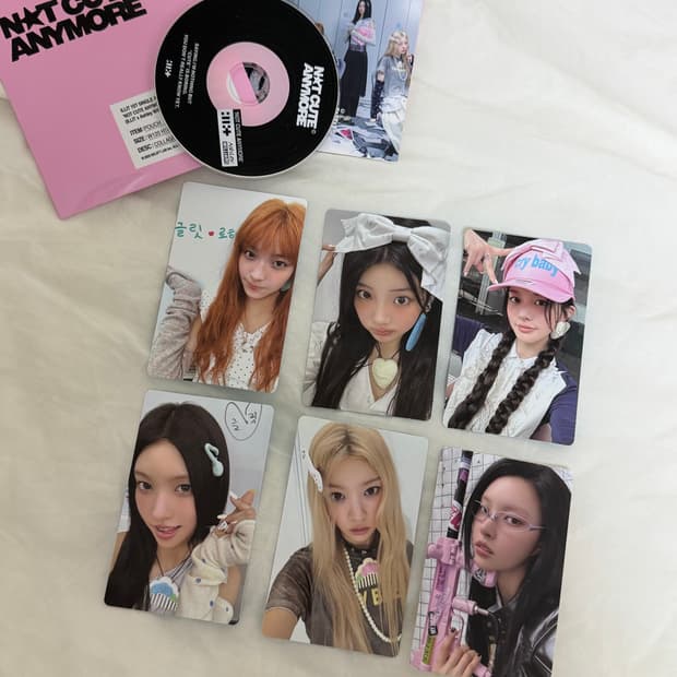 아일릿 낫큐트애니모어 파우치 앨범 포카