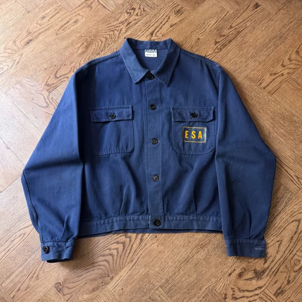 [L]70's 이태리제 트러커 타입 프렌치 워크 자켓