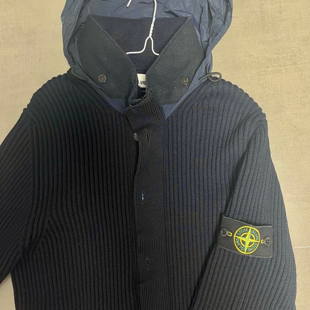 스톤아일랜드 니트 후드집업 Xl