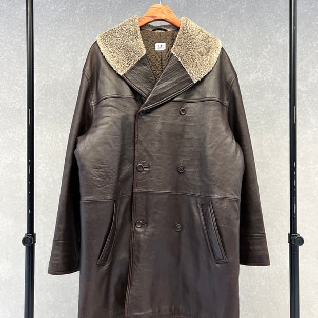 2000s C.P.COMPANY SHEEPSKIN 올드씨피컴퍼니 가죽코트