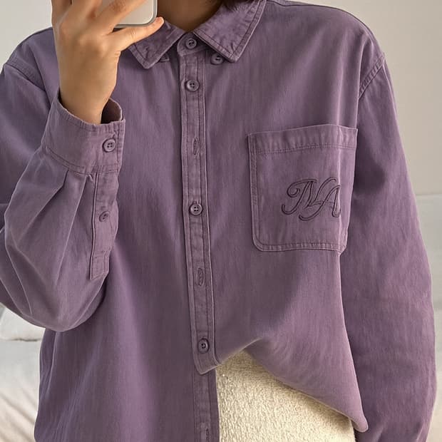 착샷추가ㅡ나인 NAIN  컬러셔츠ㅡ붙는스탈아녜요