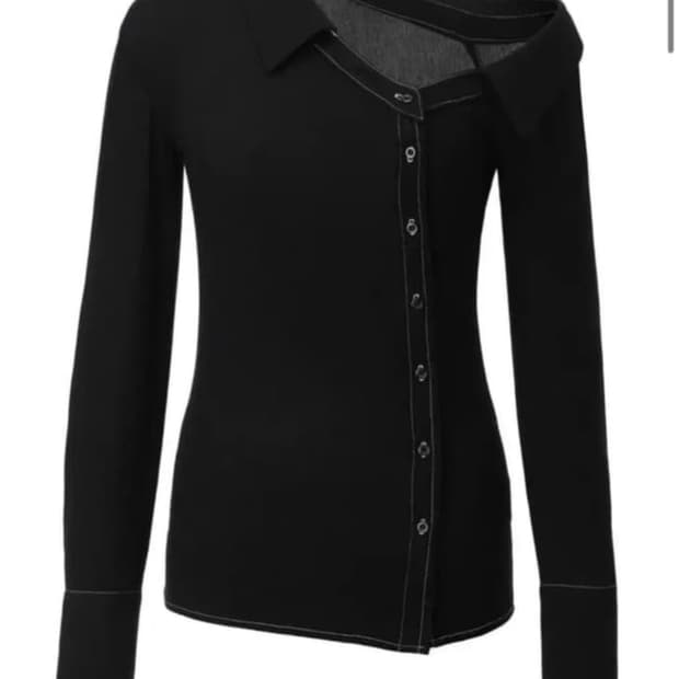 쓰리타임즈 스티치 오프 셔츠