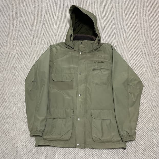 00s 콜롬비아 코듀로이 카라 필드자켓 