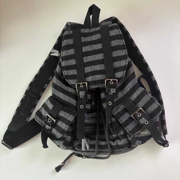텐스댄스 파히섬 울 스트라이프 백팩