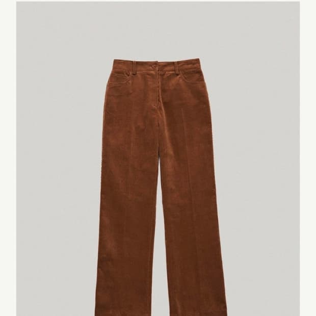 더바넷 카멜 베셋 코듀로이 팬츠 S
