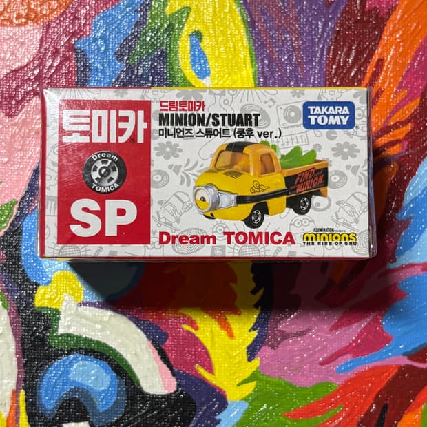 미개봉) 드림토미카 미니언즈 스튜어트 다이캐스트 인테리어 소품
