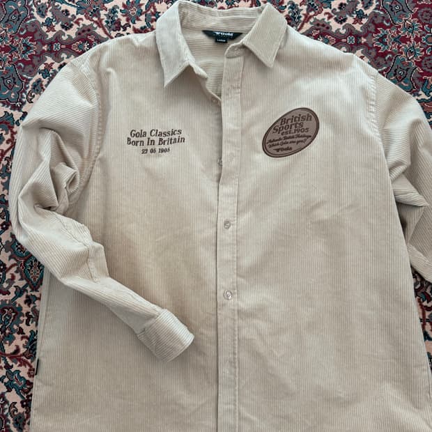 Gola corduroy Shirt Beige (L)
