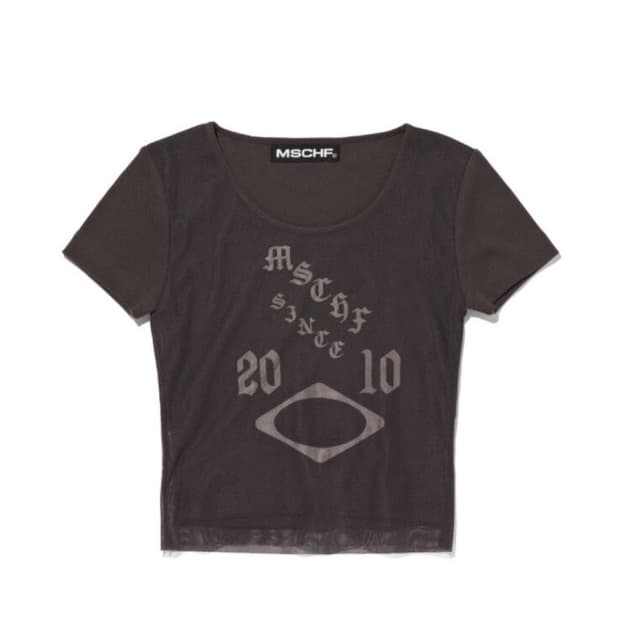 미스치프 메쉬 탑 차콜